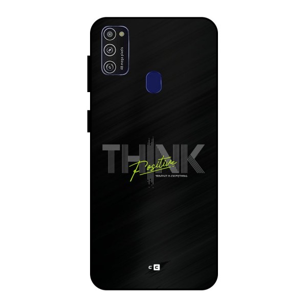 Think Positive Only Metal Back Case for Galaxy M30s