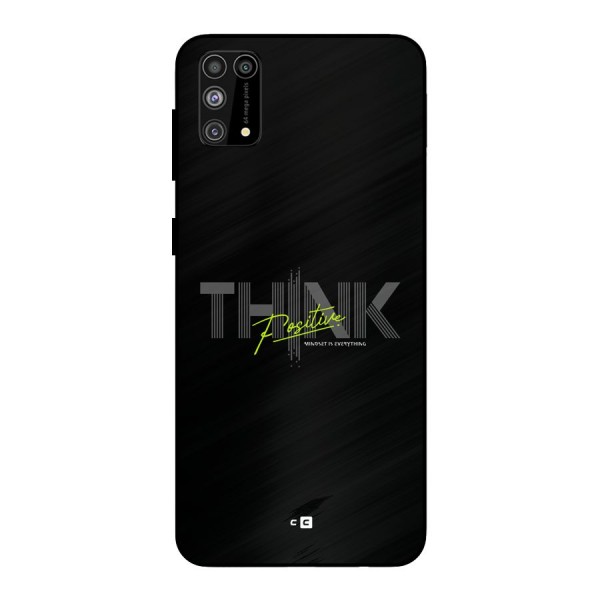 Think Positive Only Metal Back Case for Galaxy M31