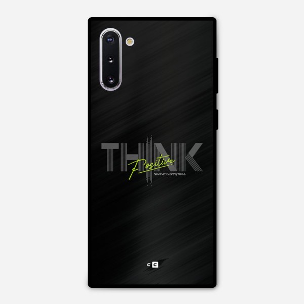 Think Positive Only Metal Back Case for Galaxy Note 10