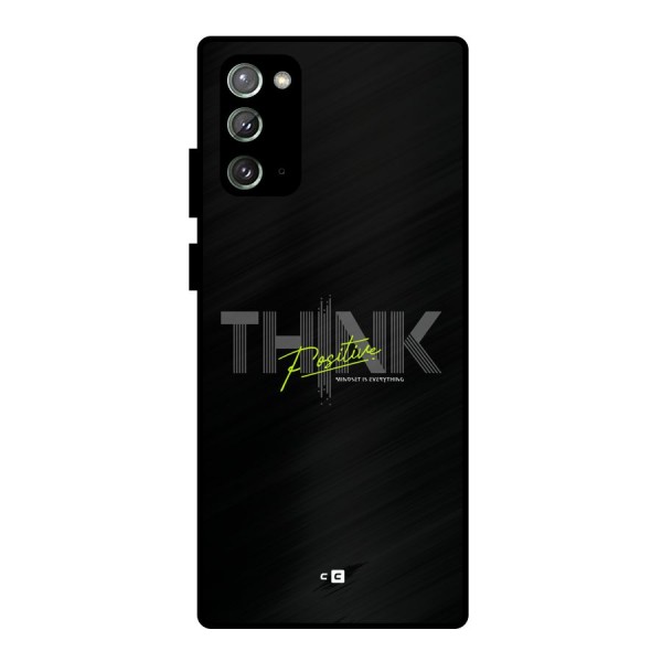 Think Positive Only Metal Back Case for Galaxy Note 20