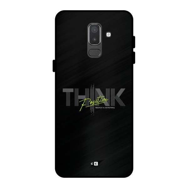 Think Positive Only Metal Back Case for Galaxy On8 (2018)