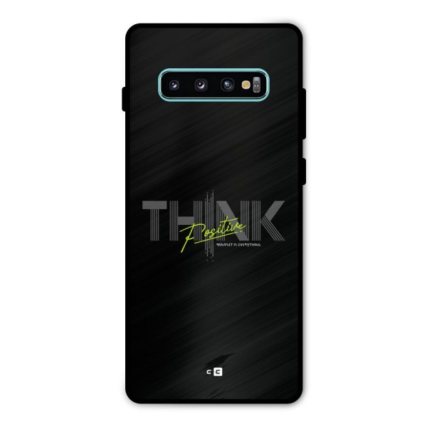 Think Positive Only Metal Back Case for Galaxy S10 Plus