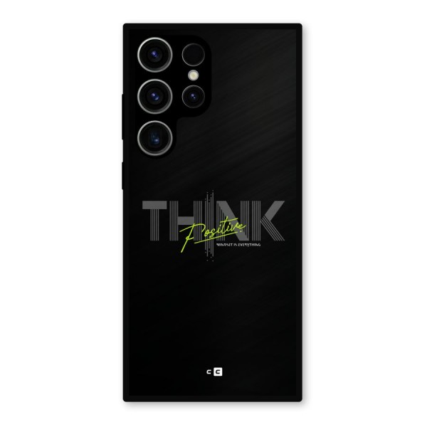 Think Positive Only Metal Back Case for Galaxy S23 Ultra