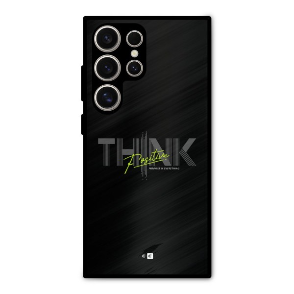 Think Positive Only Metal Back Case for Galaxy S24 Ultra