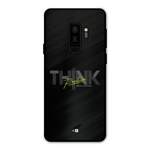 Think Positive Only Metal Back Case for Galaxy S9 Plus