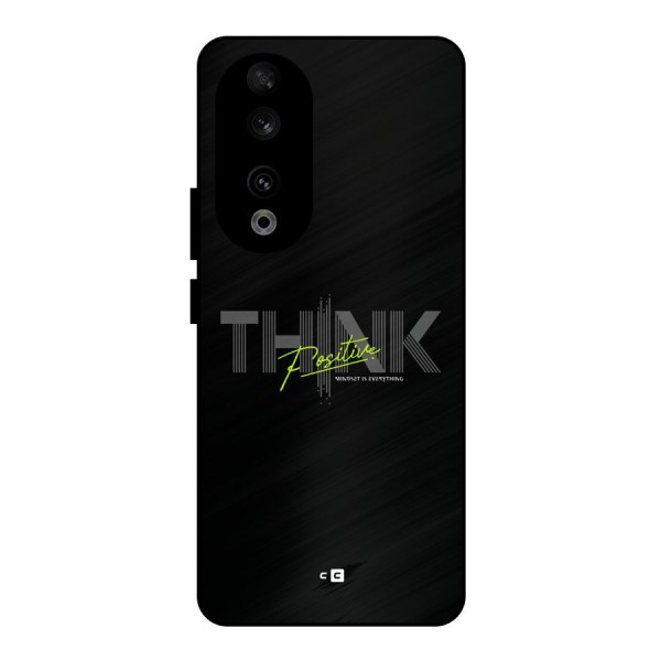 Think Positive Only Metal Back Case for Honor 90