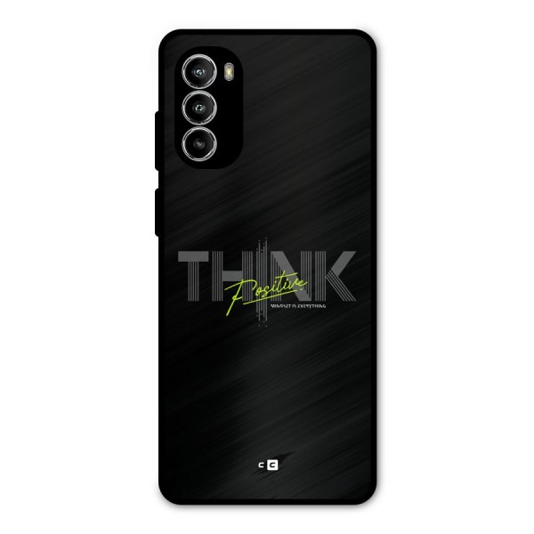 Think Positive Only Metal Back Case for Moto G52