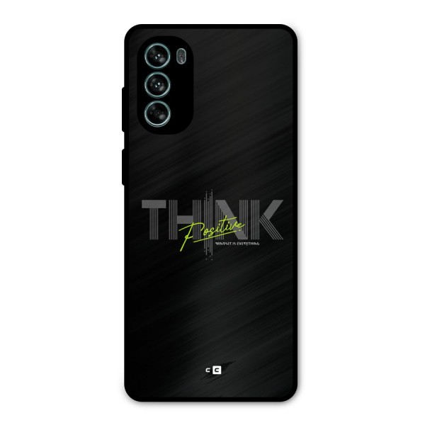 Think Positive Only Metal Back Case for Moto G62