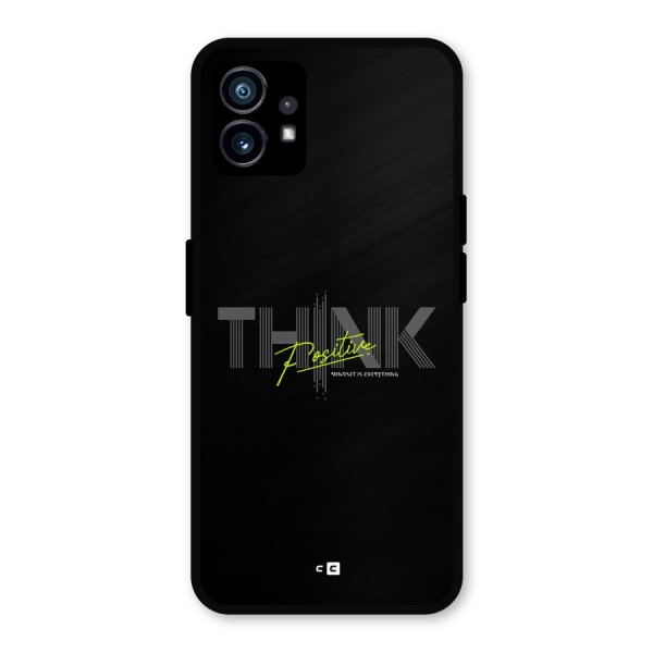 Think Positive Only Metal Back Case for Nothing Phone 1