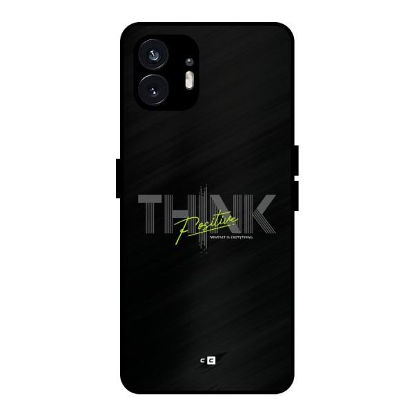 Think Positive Only Metal Back Case for Nothing Phone 2