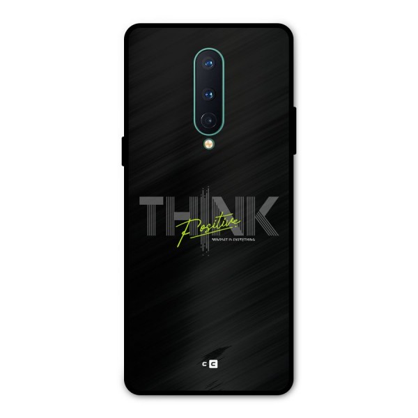 Think Positive Only Metal Back Case for OnePlus 8