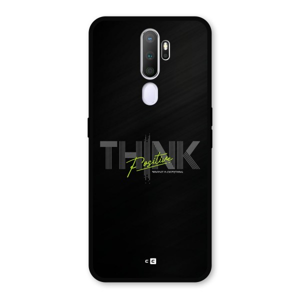 Think Positive Only Metal Back Case for Oppo A9 (2020)