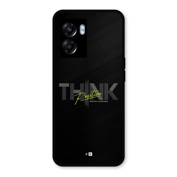 Think Positive Only Metal Back Case for Oppo K10 (5G)