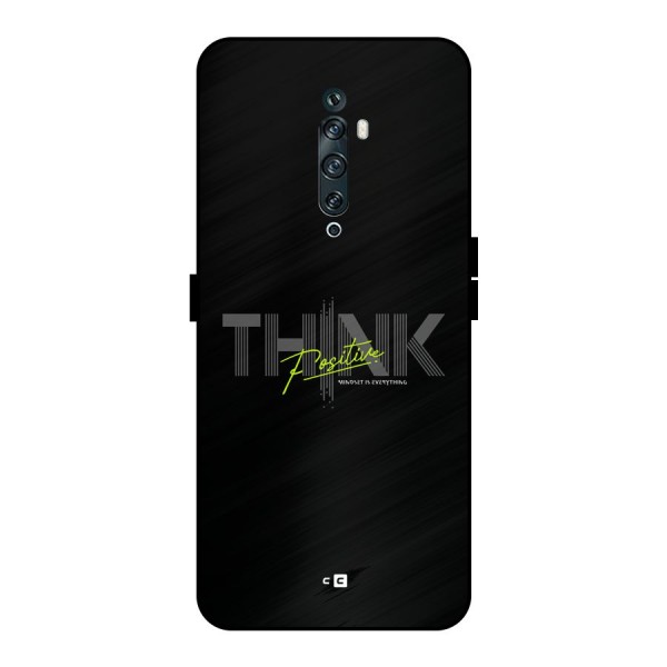 Think Positive Only Metal Back Case for Oppo Reno2 F