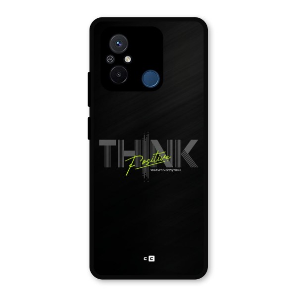 Think Positive Only Metal Back Case for Poco C55