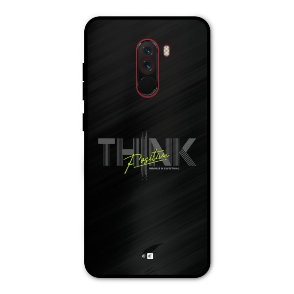 Think Positive Only Metal Back Case for Poco F1