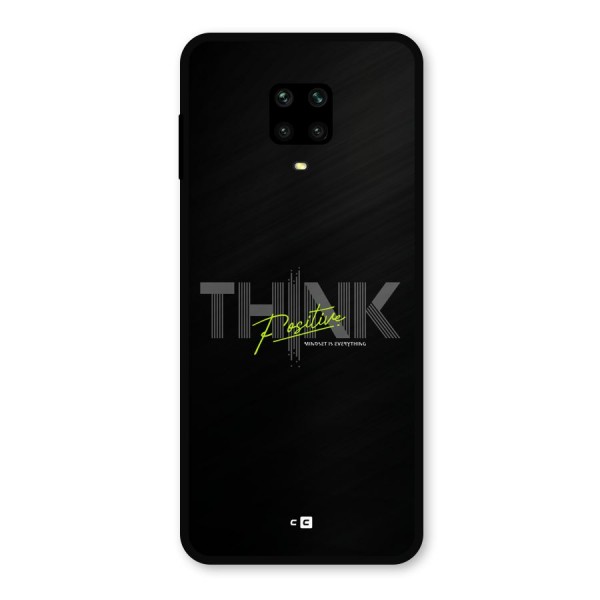 Think Positive Only Metal Back Case for Poco M2