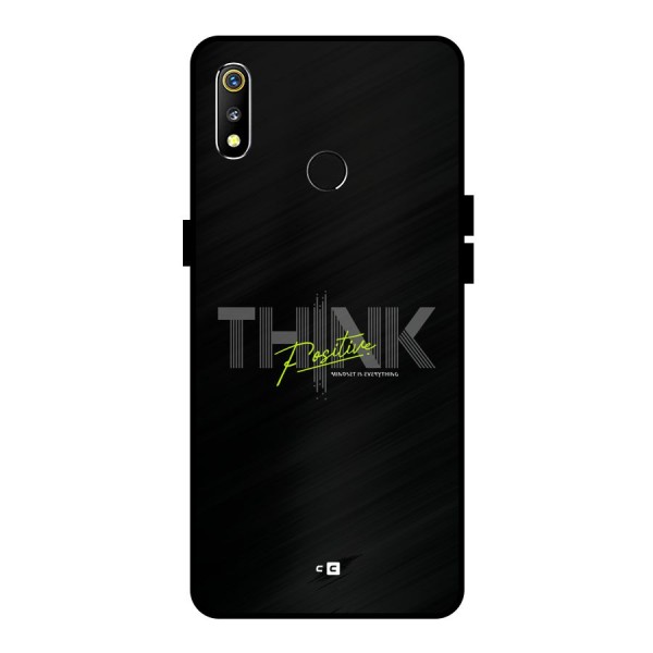 Think Positive Only Metal Back Case for Realme 3i