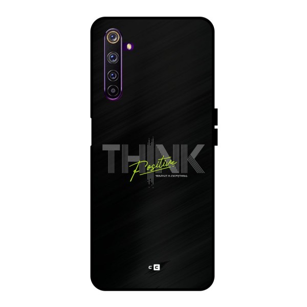 Think Positive Only Metal Back Case for Realme 6 Pro