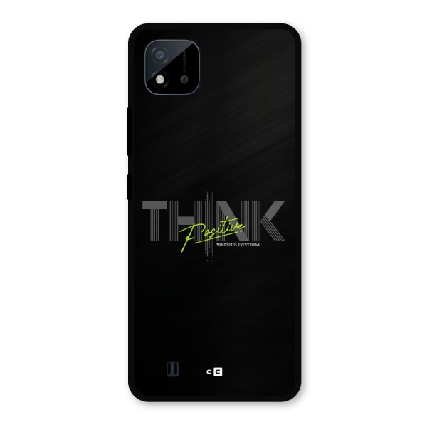 Think Positive Only Metal Back Case for Realme C11 2021