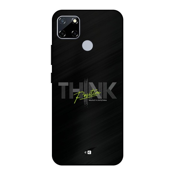 Think Positive Only Metal Back Case for Realme Narzo 20