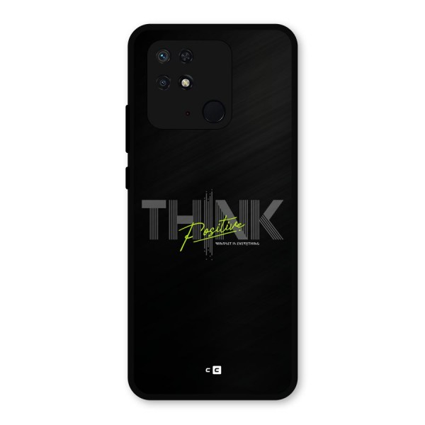 Think Positive Only Metal Back Case for Redmi 10