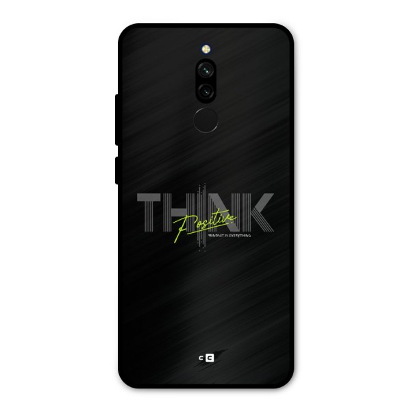 Think Positive Only Metal Back Case for Redmi 8