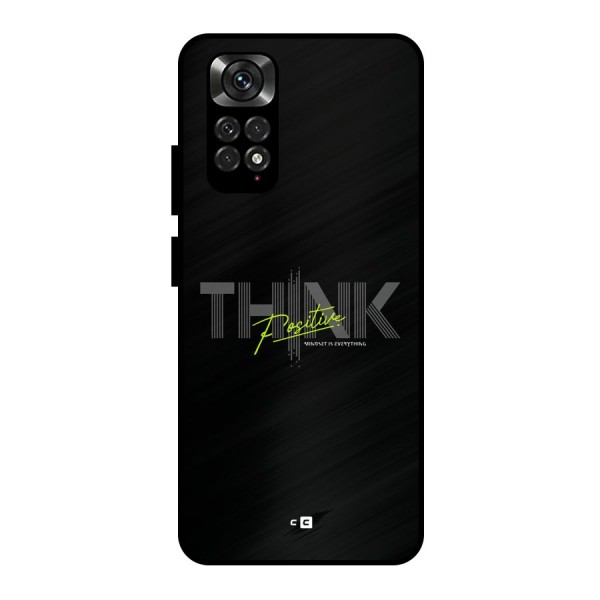 Think Positive Only Metal Back Case for Redmi Note 11 Pro