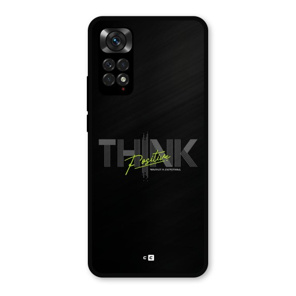 Think Positive Only Metal Back Case for Redmi Note 11s