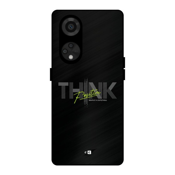 Think Positive Only Metal Back Case for Reno8 T 5G