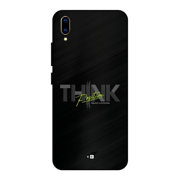 Think Positive Only Metal Back Case for Vivo V11 Pro