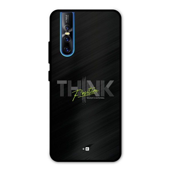 Think Positive Only Metal Back Case for Vivo V15 Pro