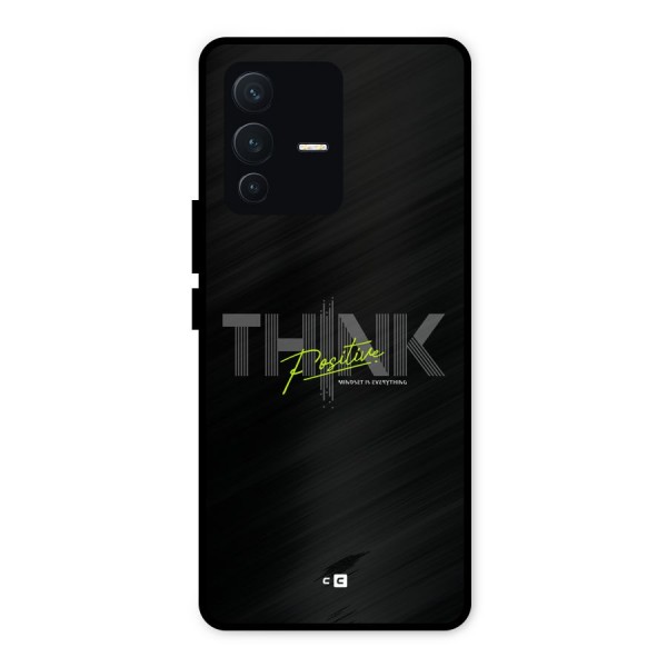 Think Positive Only Metal Back Case for Vivo V23 5G