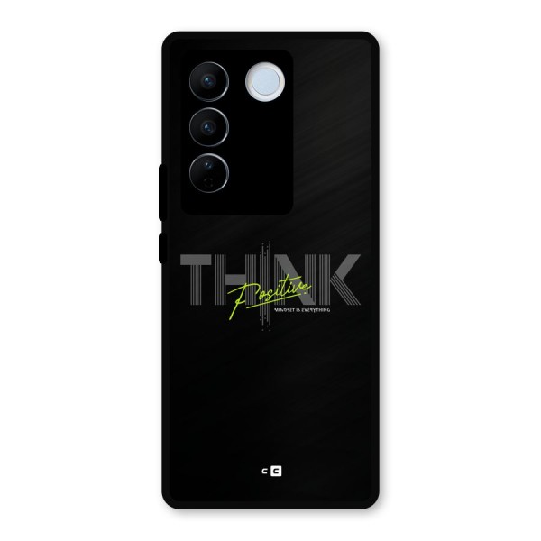 Think Positive Only Metal Back Case for Vivo V27 Pro