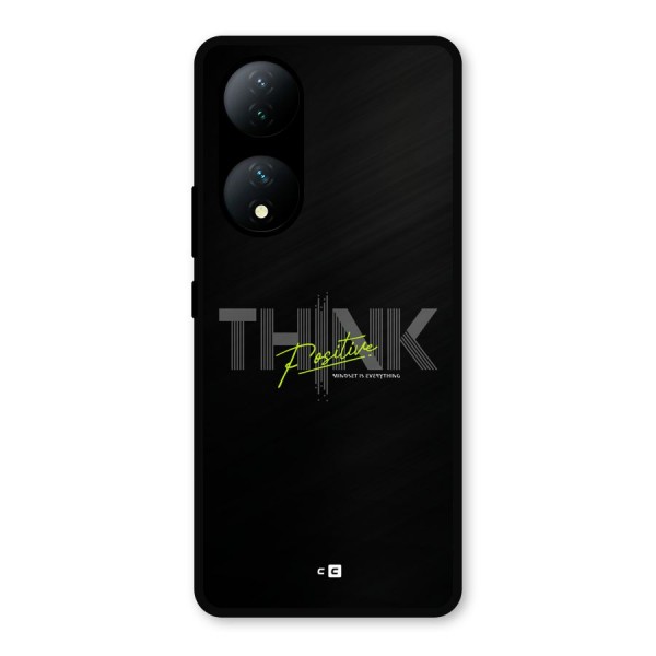 Think Positive Only Metal Back Case for Vivo Y100