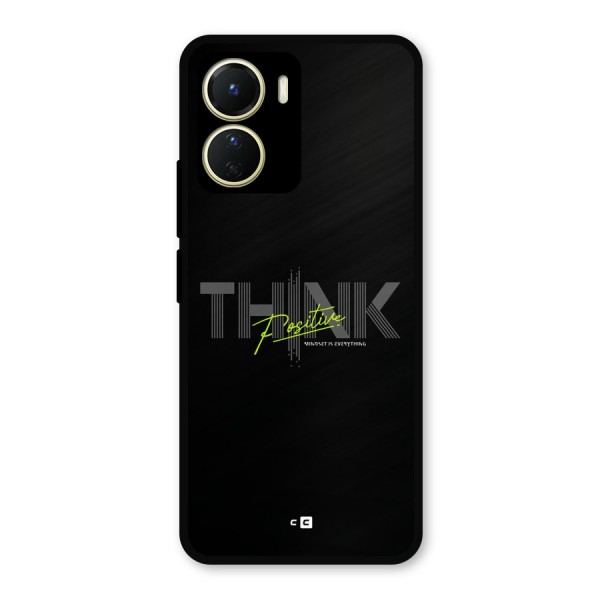 Think Positive Only Metal Back Case for Vivo Y16