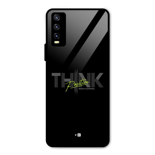 Think Positive Only Metal Back Case for Vivo Y20 2021