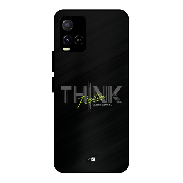 Think Positive Only Metal Back Case for Vivo Y21