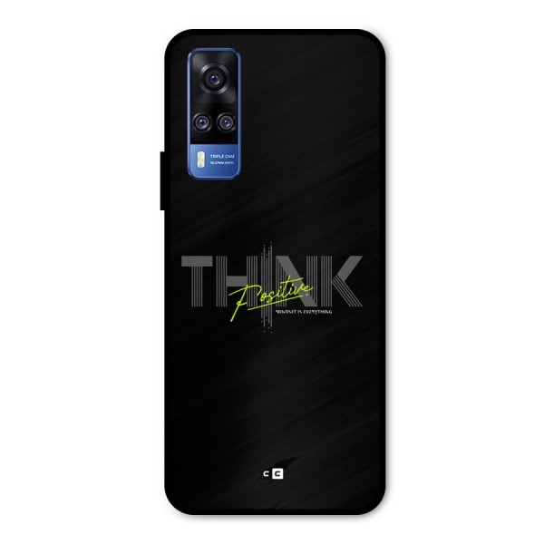 Think Positive Only Metal Back Case for Vivo Y31