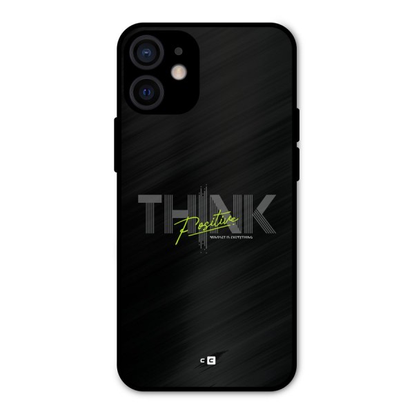 Think Positive Only Metal Back Case for iPhone 12 Mini