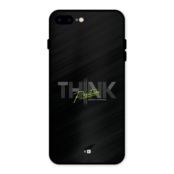 Think Positive Only Metal Back Case for iPhone 8 Plus