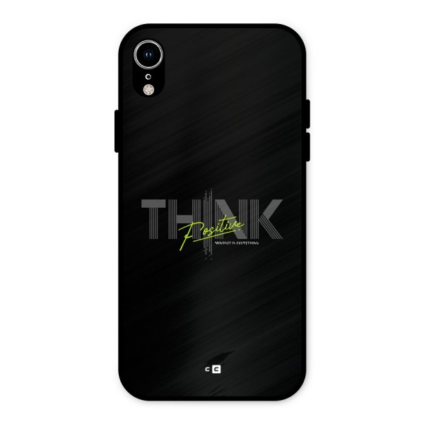 Think Positive Only Metal Back Case for iPhone XR