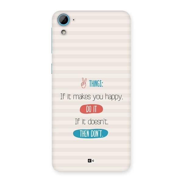 Think Then Back Case for Desire 826