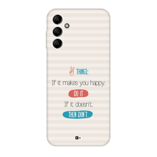 Think Then Back Case for Galaxy A14 5G