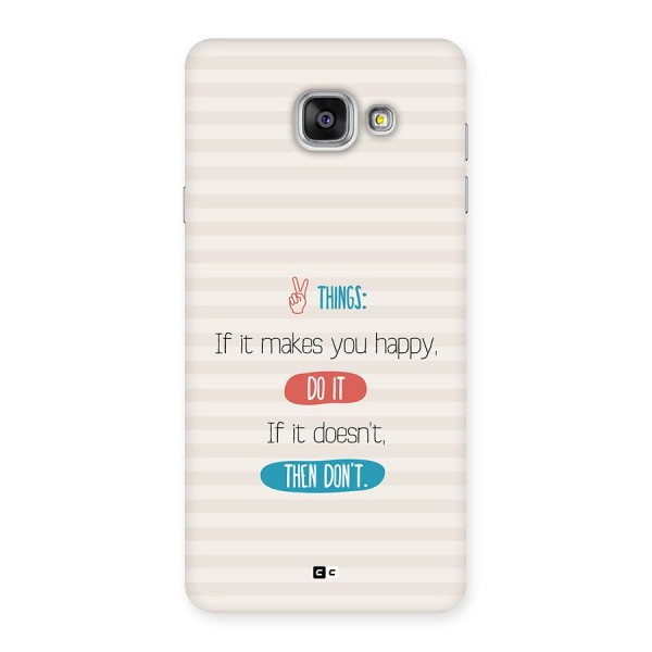 Think Then Back Case for Galaxy A7 (2016)