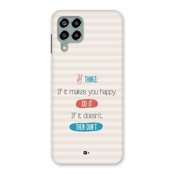 Think Then Back Case for Galaxy M33