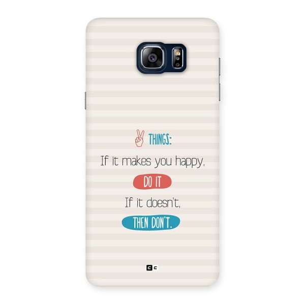 Think Then Back Case for Galaxy Note 5