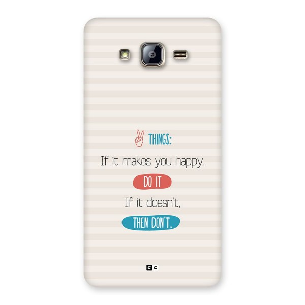 Think Then Back Case for Galaxy On5