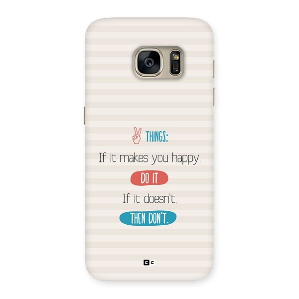 Think Then Back Case for Galaxy S7