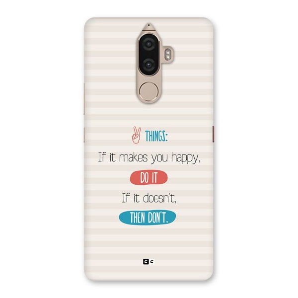 Think Then Back Case for Lenovo K8 Note